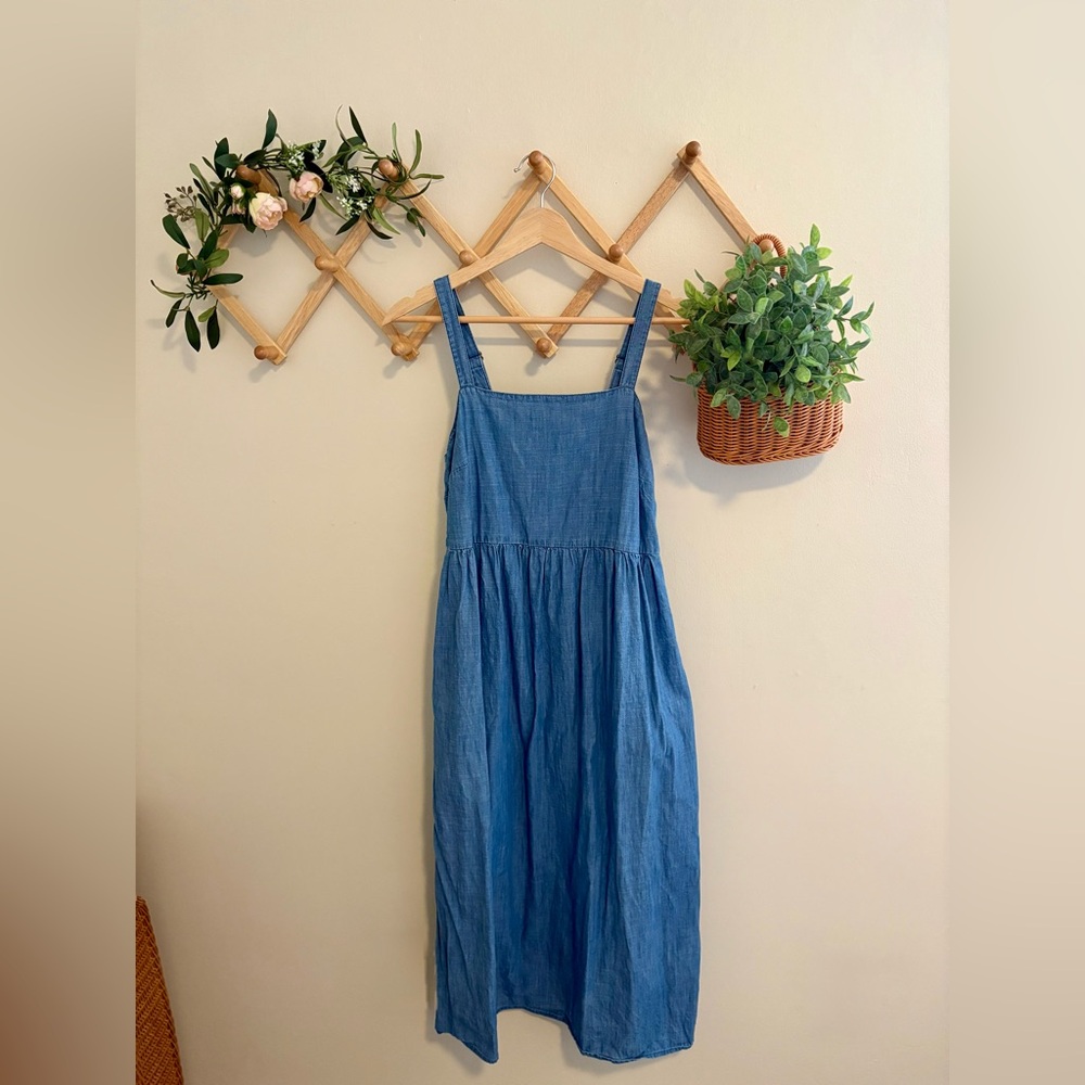 100% Vintage Cotton Dress with pockets!